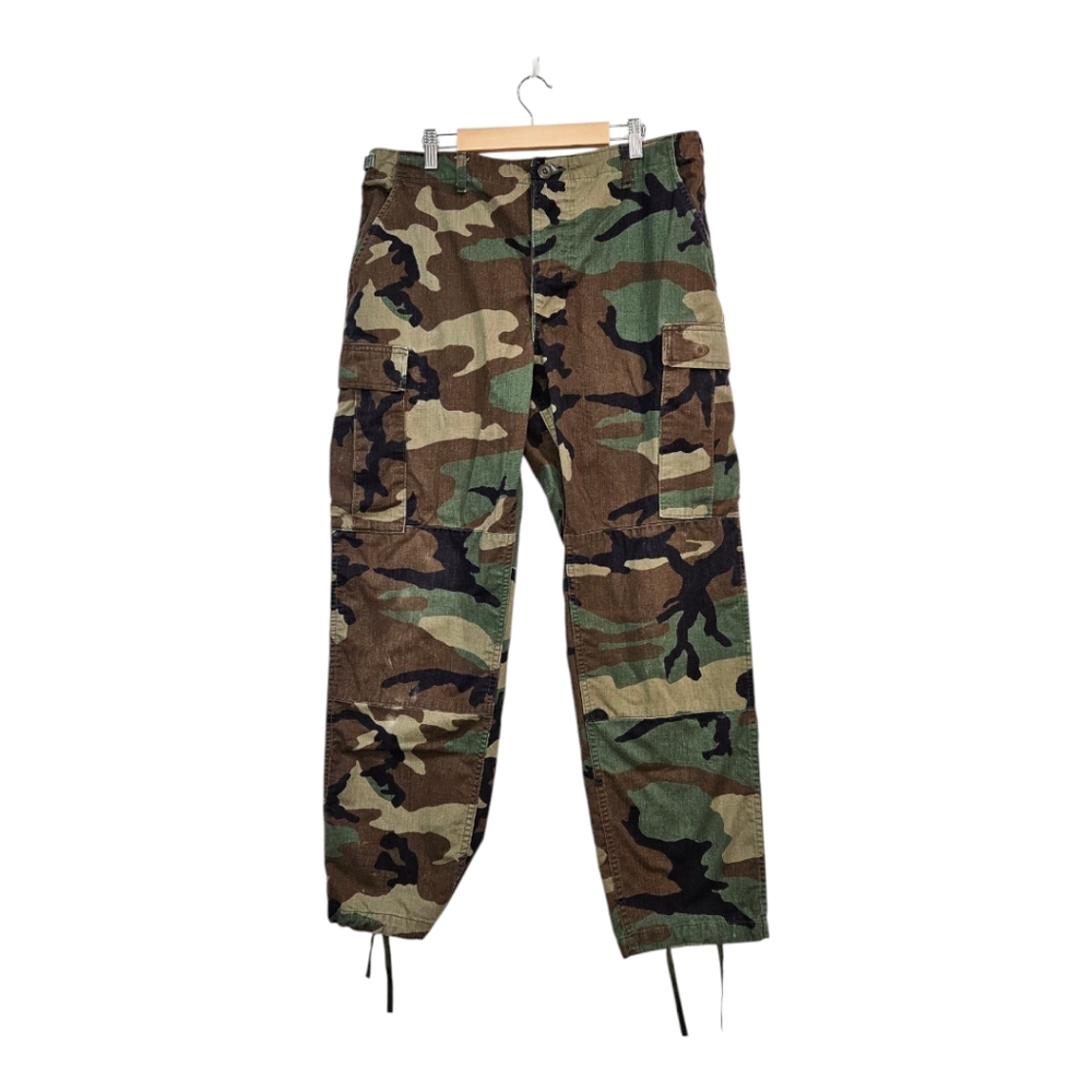 BDU Camouflage Pants Combat Military Nato Tactical Camo Green Men's Waist 36